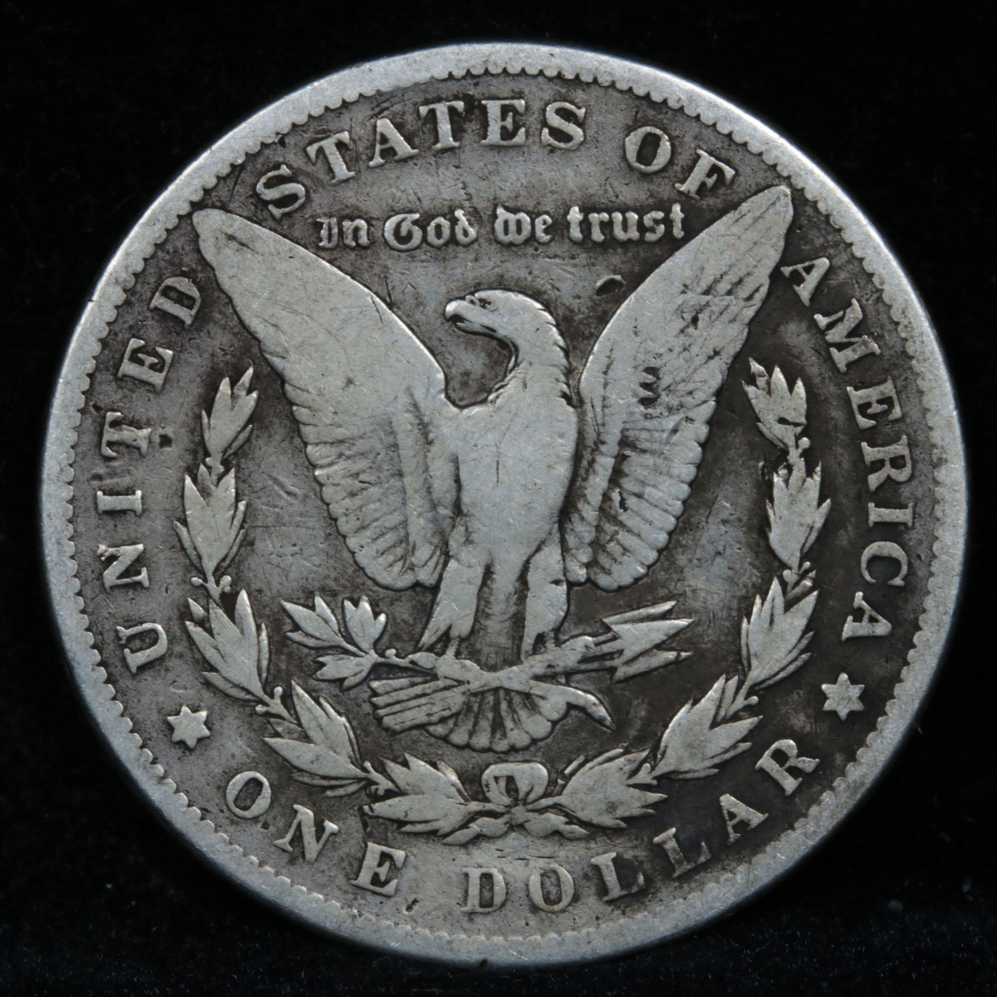1899-p Morgan Dollar $1 Grades f+
