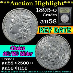 ***Auction Highlight*** 1895-o Morgan Dollar $1 Graded Choice AU/BU Slider By USCG (fc)