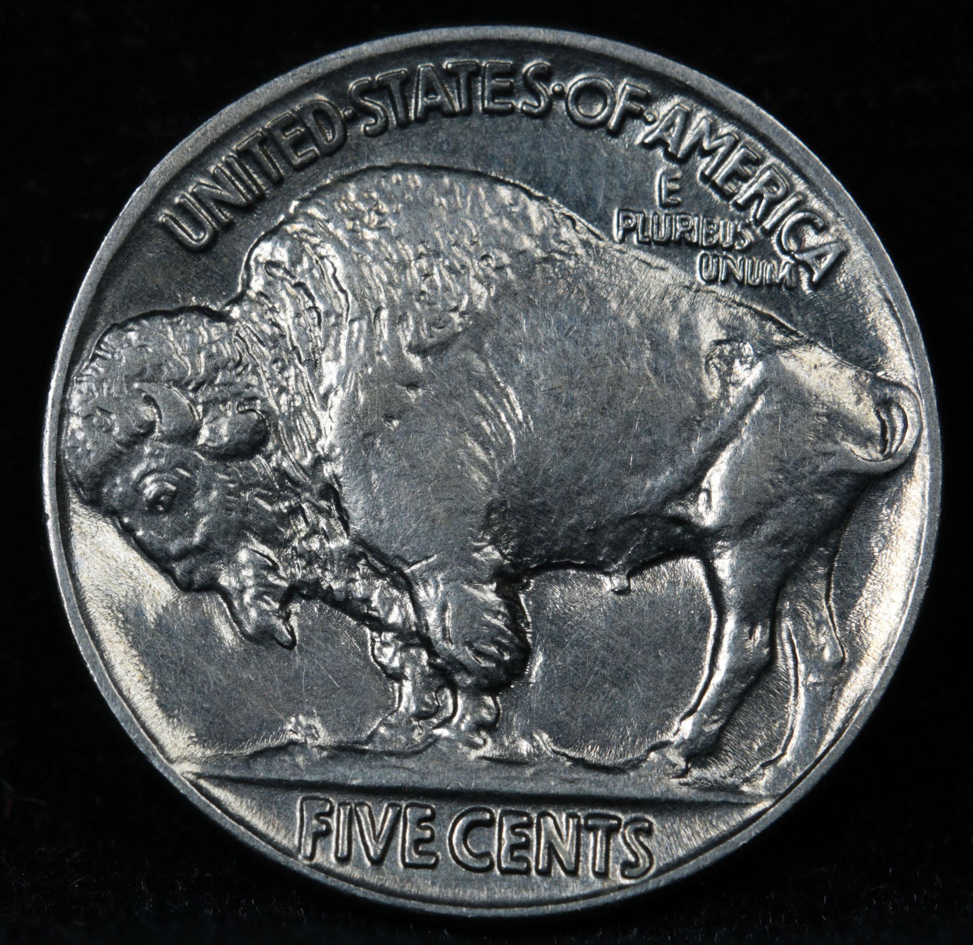 1937-p Buffalo Nickel 5c Grades GEM Unc