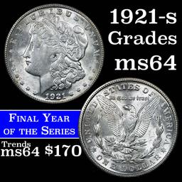 1921-s Morgan Dollar $1 Grades Choice Unc