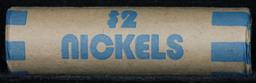 Full roll of Buffalo Nickels, 1927 on one end & a 's' Mint reverse on other end (fc)