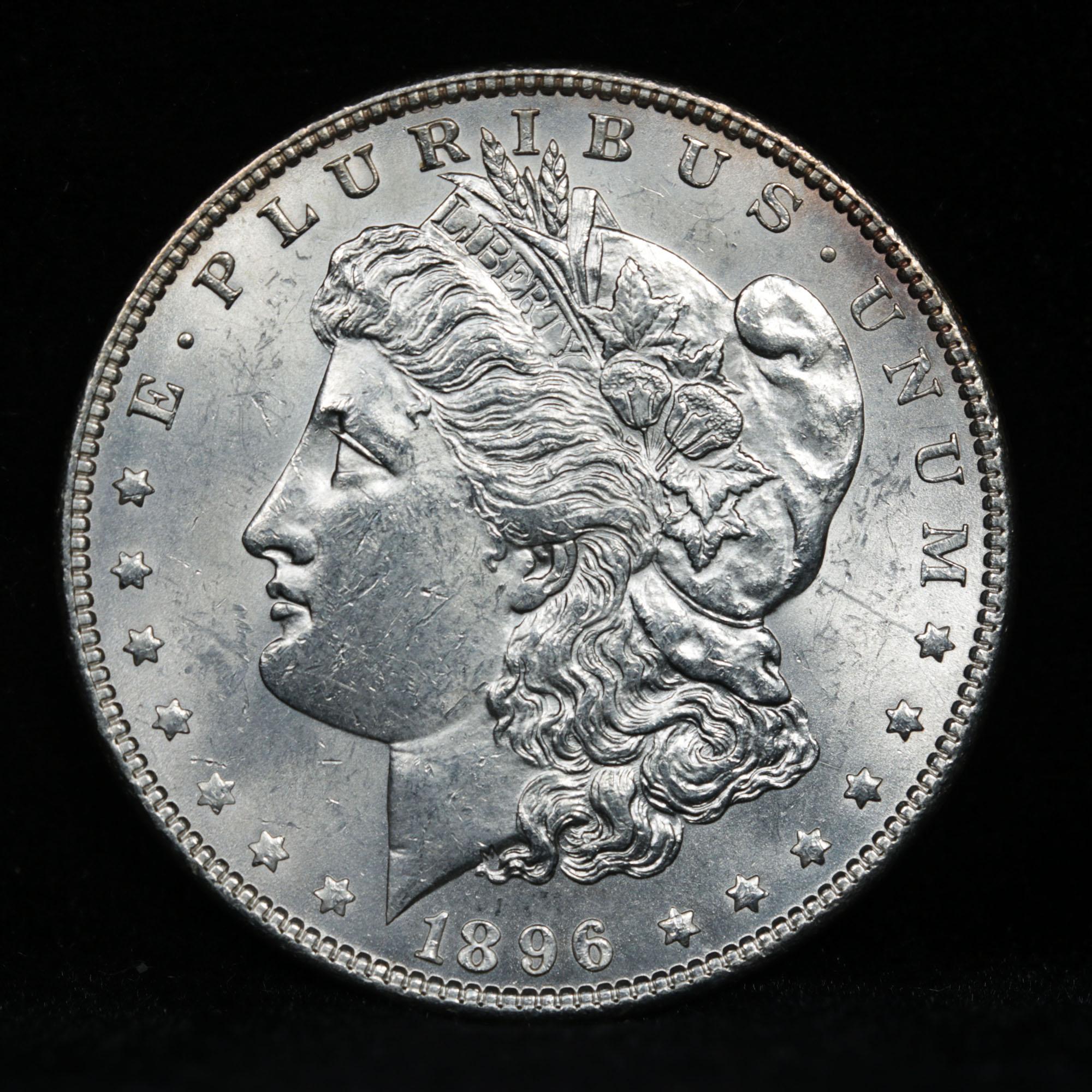 ***Auction Highlight*** 1896-o Morgan Dollar $1 Graded Choice Unc By USCG (fc)