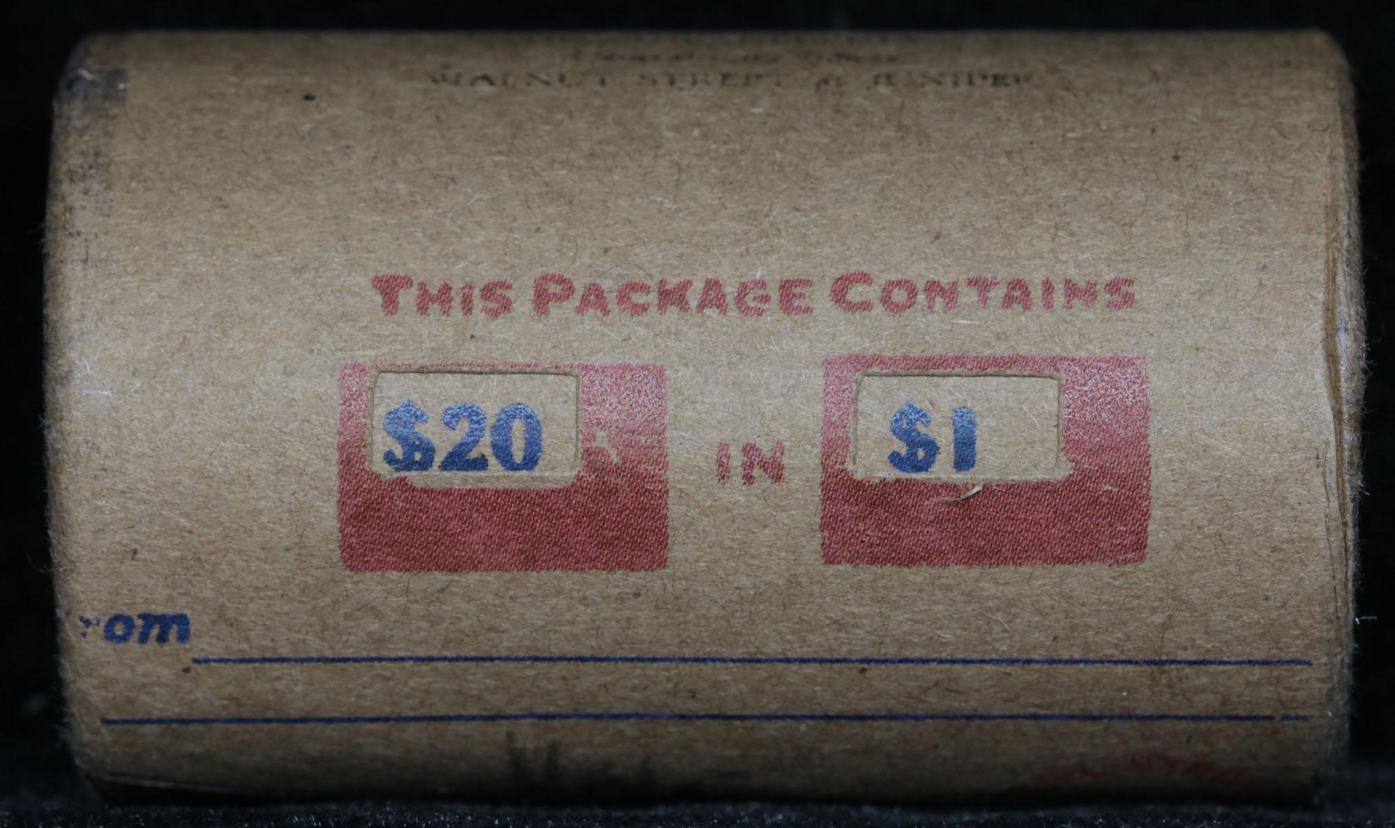 *Auction Highlight* Incredible Find, Uncirculated Morgan $1 Shotgun Roll w/1889 & cc mint ends  (fc)