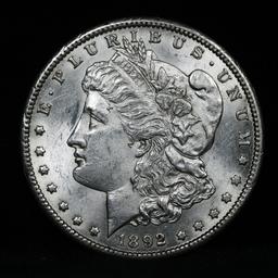 ***Auction Highlight*** 1892-cc. VAM 10A R-6 Morgan Dollar $1 Graded Select+ Unc By USCG (fc)