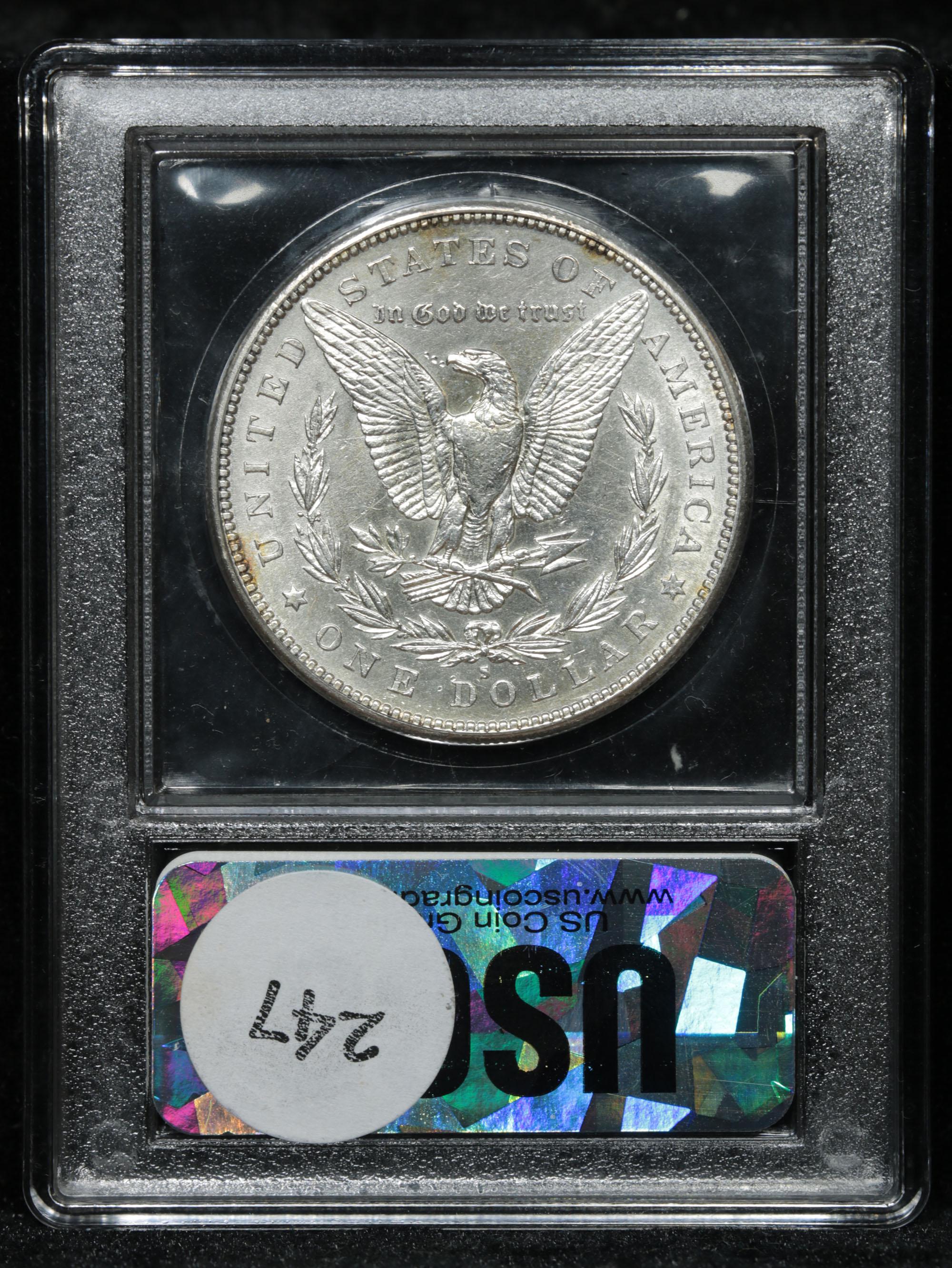 ***Auction Highlight*** 1884-s Morgan Dollar $1 Graded Select Unc By USCG (fc)