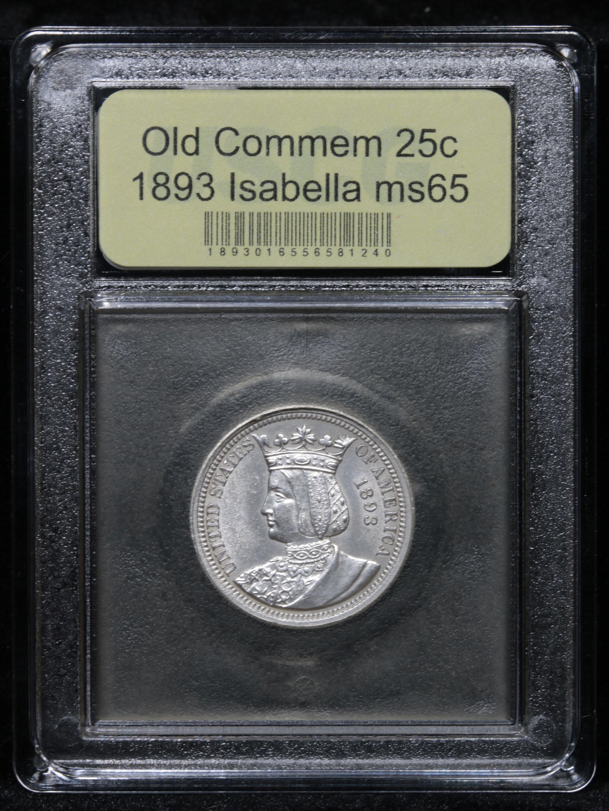 ***Auction Highlight*** 1893 Isabella Isabella Quarter 25c Graded GEM Unc By USCG (fc)