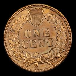 ***Auction Highlight*** 1885 Indian Cent 1c Graded Choice Unc RD By USCG (fc)