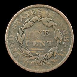 1835 Coronet Head Large Cent 1c Grades vf, very fine