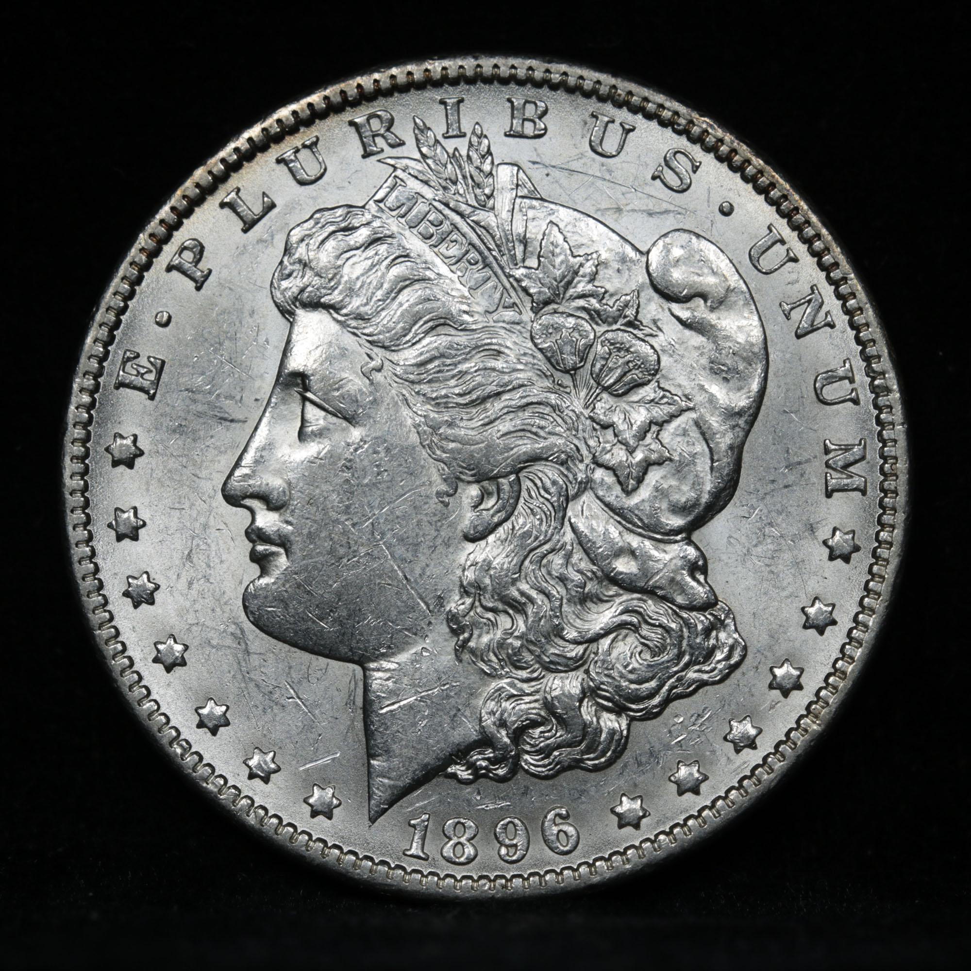 ***Auction Highlight*** 1896-o Morgan Dollar $1 Graded Select+ Unc by USCG (fc)