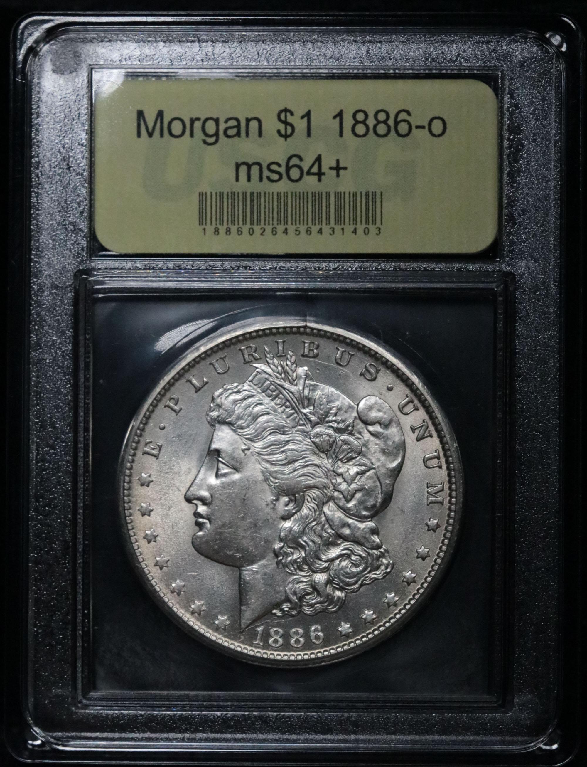 ***Auction Highlight*** 1886-o Morgan Dollar $1 Graded Choice+ Unc by USCG (fc)