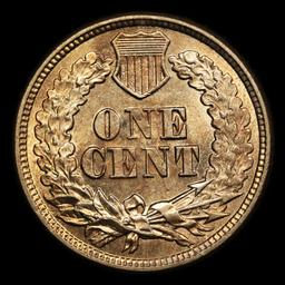 ***Auction Highlight*** 1863 Indian Cent 1c Graded GEM++ Unc by USCG (fc)