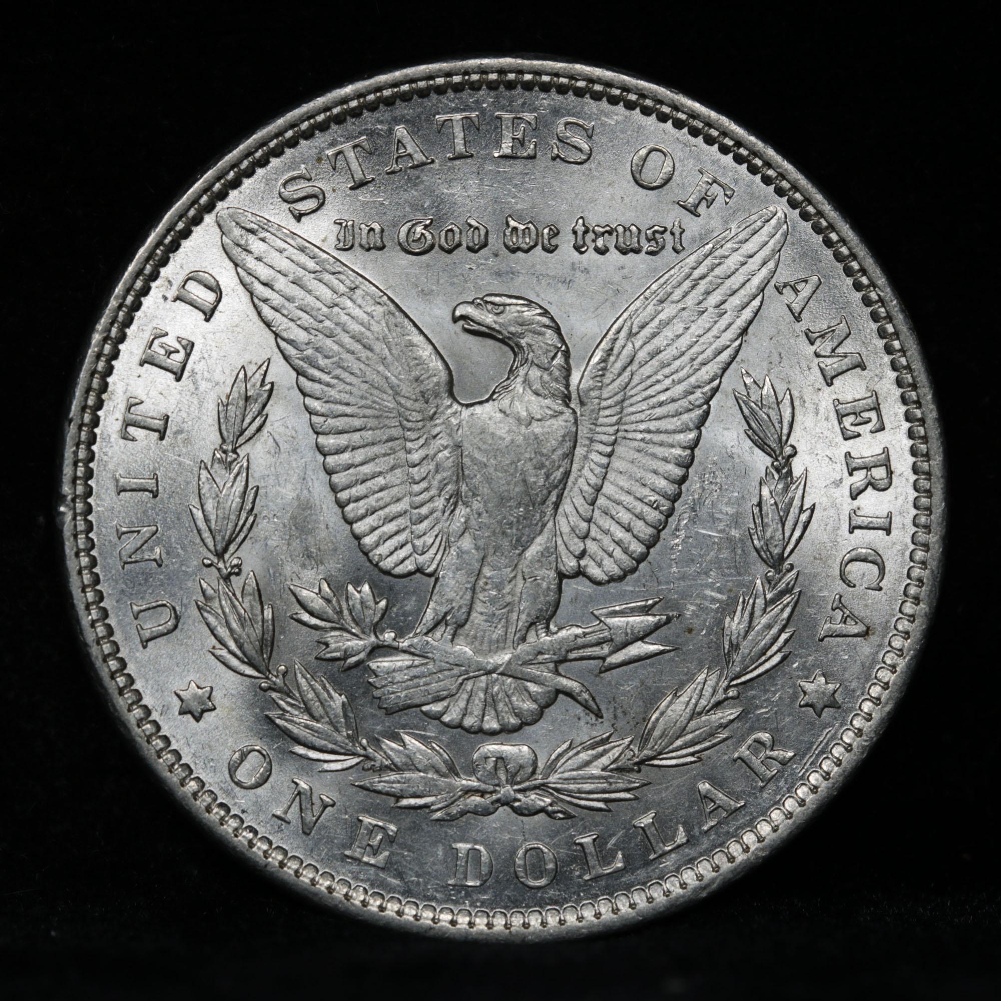 ***Auction Highlight*** 1891-p Morgan Dollar $1 Graded Choice Unc by USCG (fc)