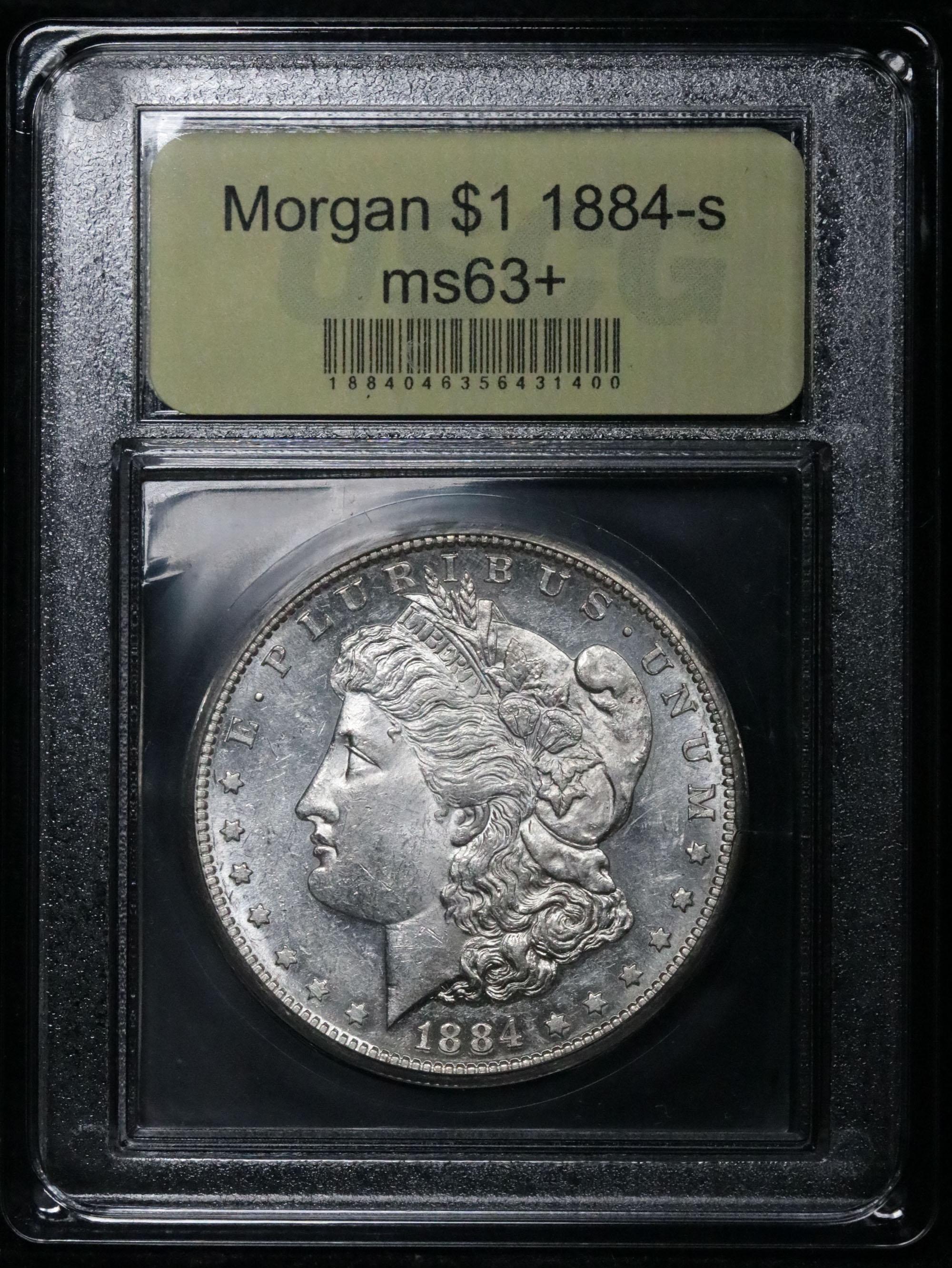 ***Auction Highlight*** 1884-s Morgan Dollar $1 Graded Select+ Unc by USCG (fc)