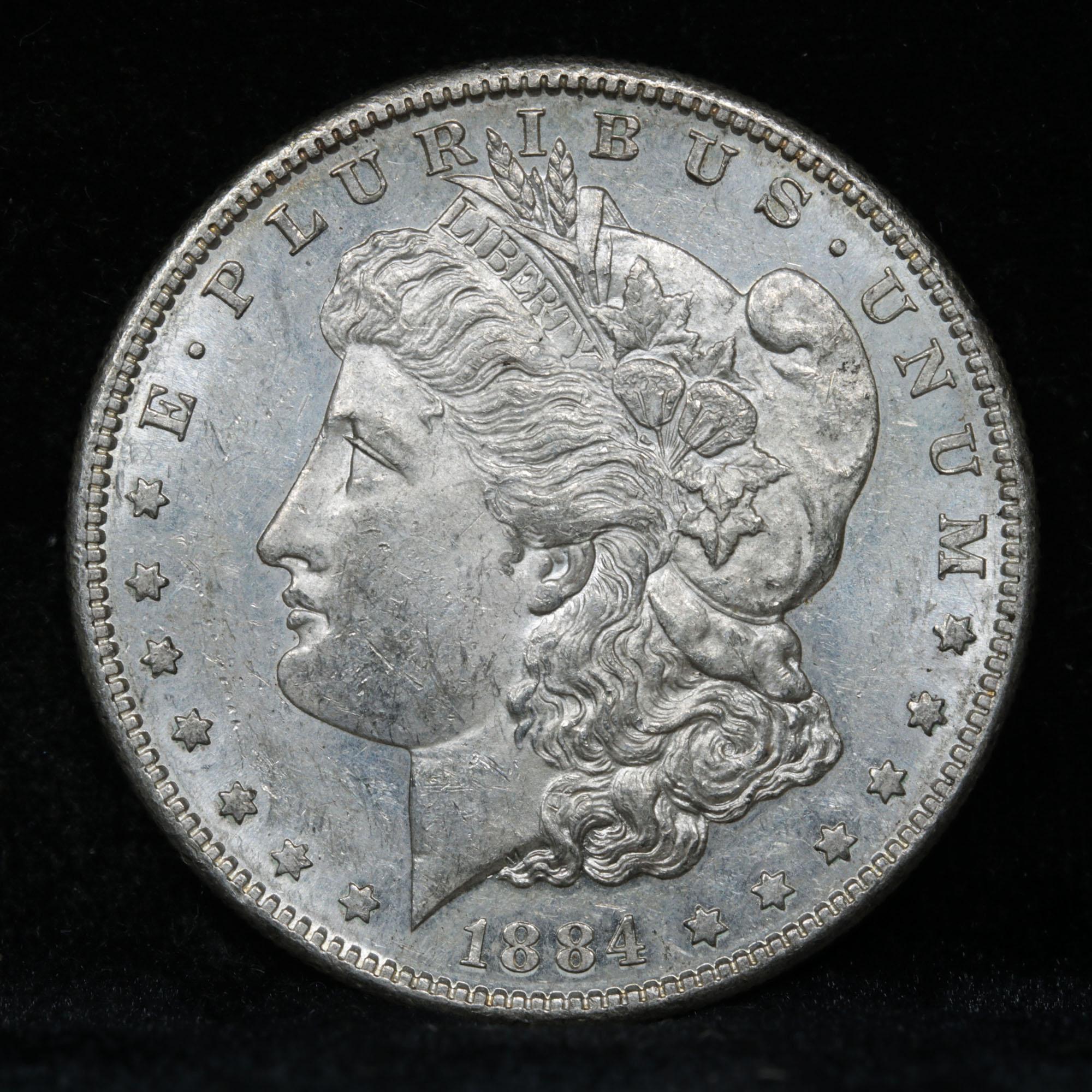 ***Auction Highlight*** 1884-s Morgan Dollar $1 Graded Select+ Unc by USCG (fc)