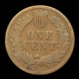 1879 Indian Cent 1c Grades f+