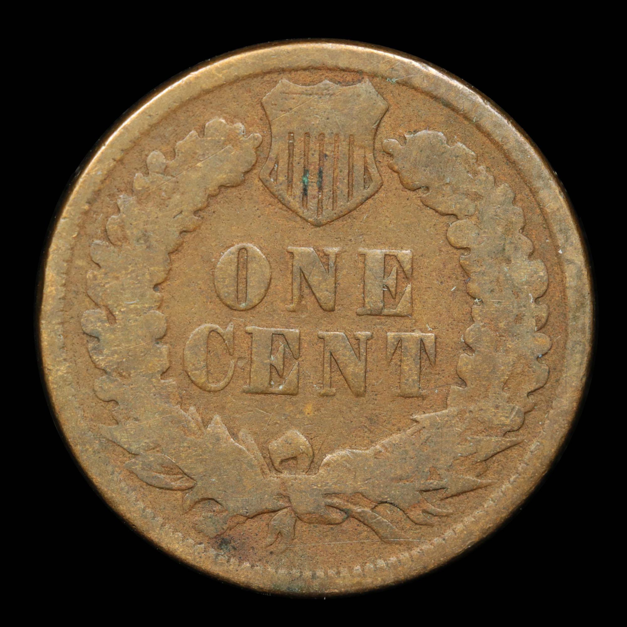 1879 Indian Cent 1c Grades f+
