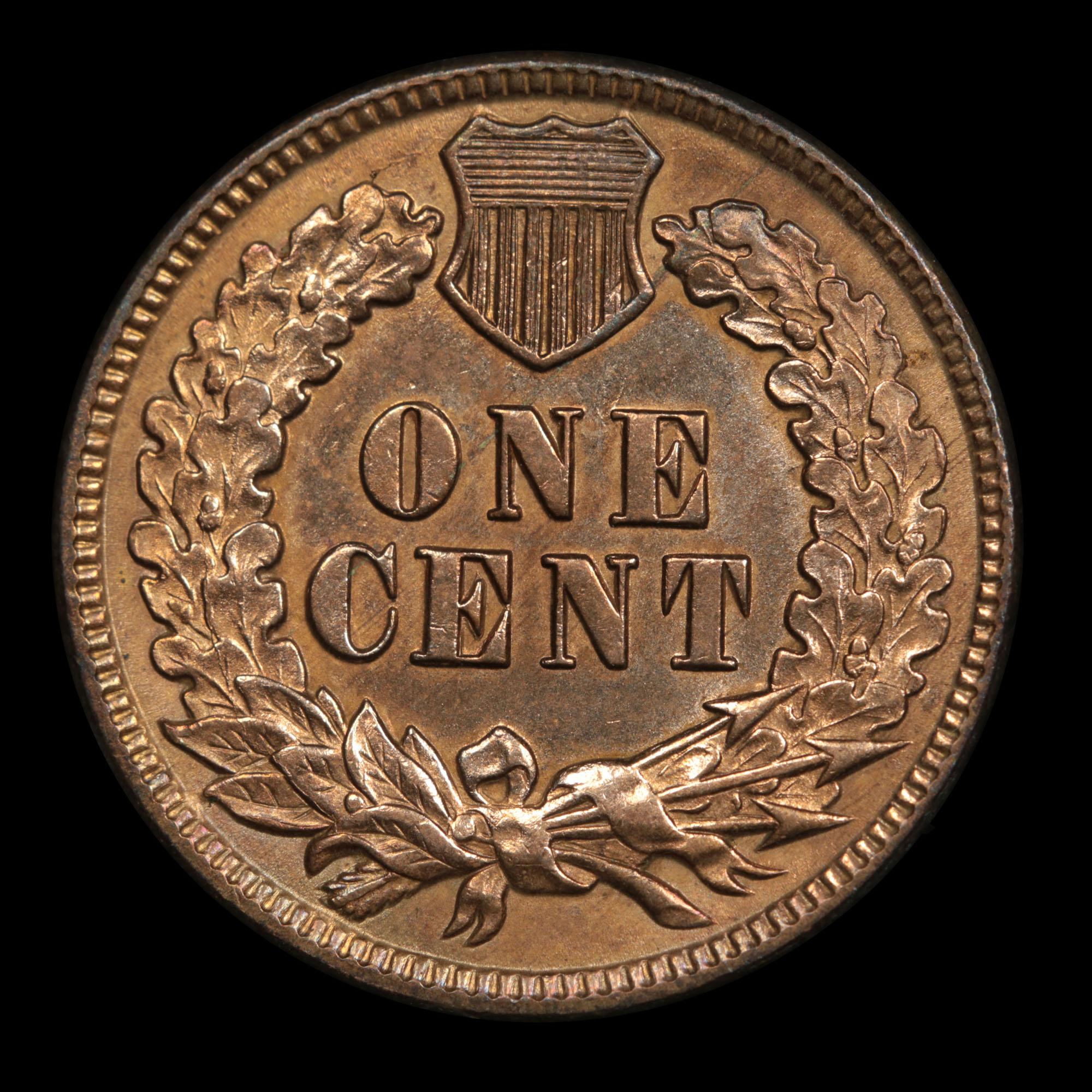 ***Auction Highlight*** 1887 Indian Cent 1c Graded Choice Unc RD By USCG (fc)