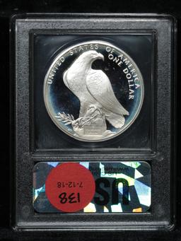 1984-s Olympics Modern Commem Dollar $1 Graded GEM++ Proof Deep Cameo By USCG