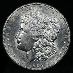 ***Auction Highlight*** 1904-s Morgan Dollar $1 Graded Select+ Unc by USCG (fc)