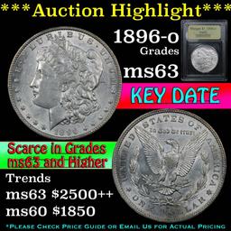 ***Auction Highlight*** 1896-o Morgan Dollar $1 Graded Select Unc By USCG (fc)