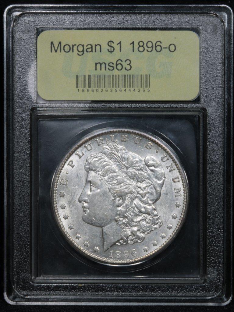 ***Auction Highlight*** 1896-o Morgan Dollar $1 Graded Select Unc By USCG (fc)