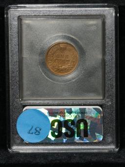 ***Auction Highlight*** 1860 Indian Cent 1c Graded GEM Unc by USCG (fc)