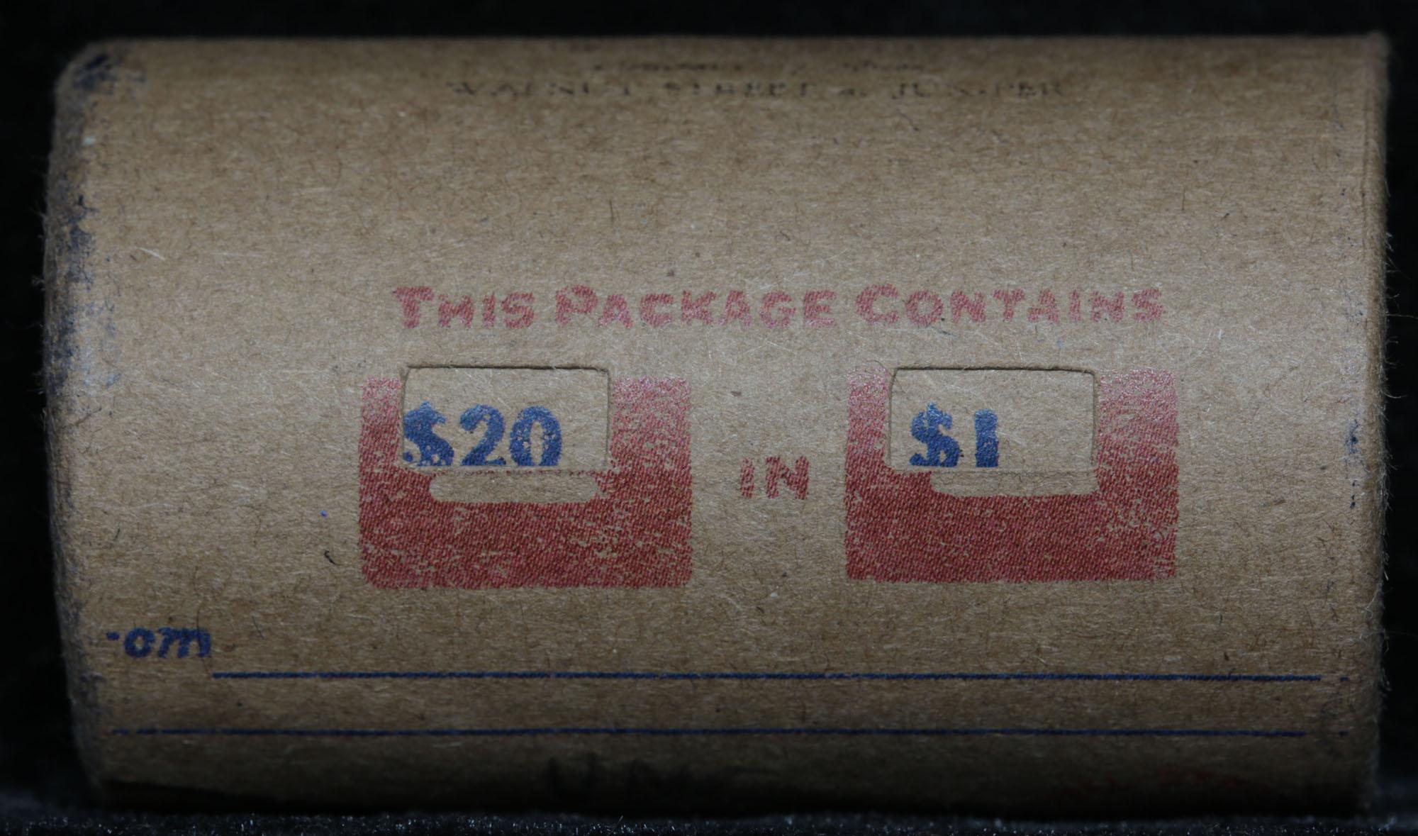 *Auction Highlight* Incredible Find, Uncirculated Morgan $1 Shotgun Roll w/1889 & cc mint ends  (fc)