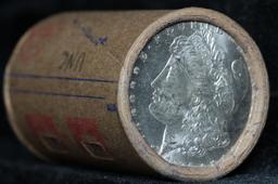 *Auction Highlight* Incredible Find, Uncirculated Morgan $1 Shotgun Roll w/1884 & ''s'' mint end (fc