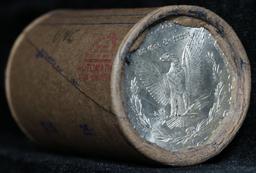 *Auction Highlight* Incredible Find, Uncirculated Morgan $1 Shotgun Roll w/1884 & ''s'' mint end (fc