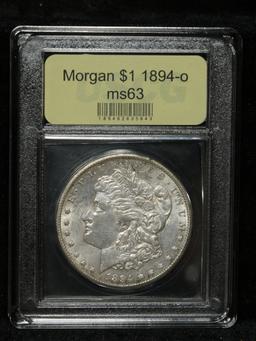 ***Auction Highlight*** 1894-o Morgan Dollar $1 Graded Select Unc By USCG (fc)