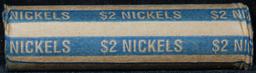 Full roll of Buffalo Nickels, 1919 on one end & a 's' Mint reverse on other end (fc)