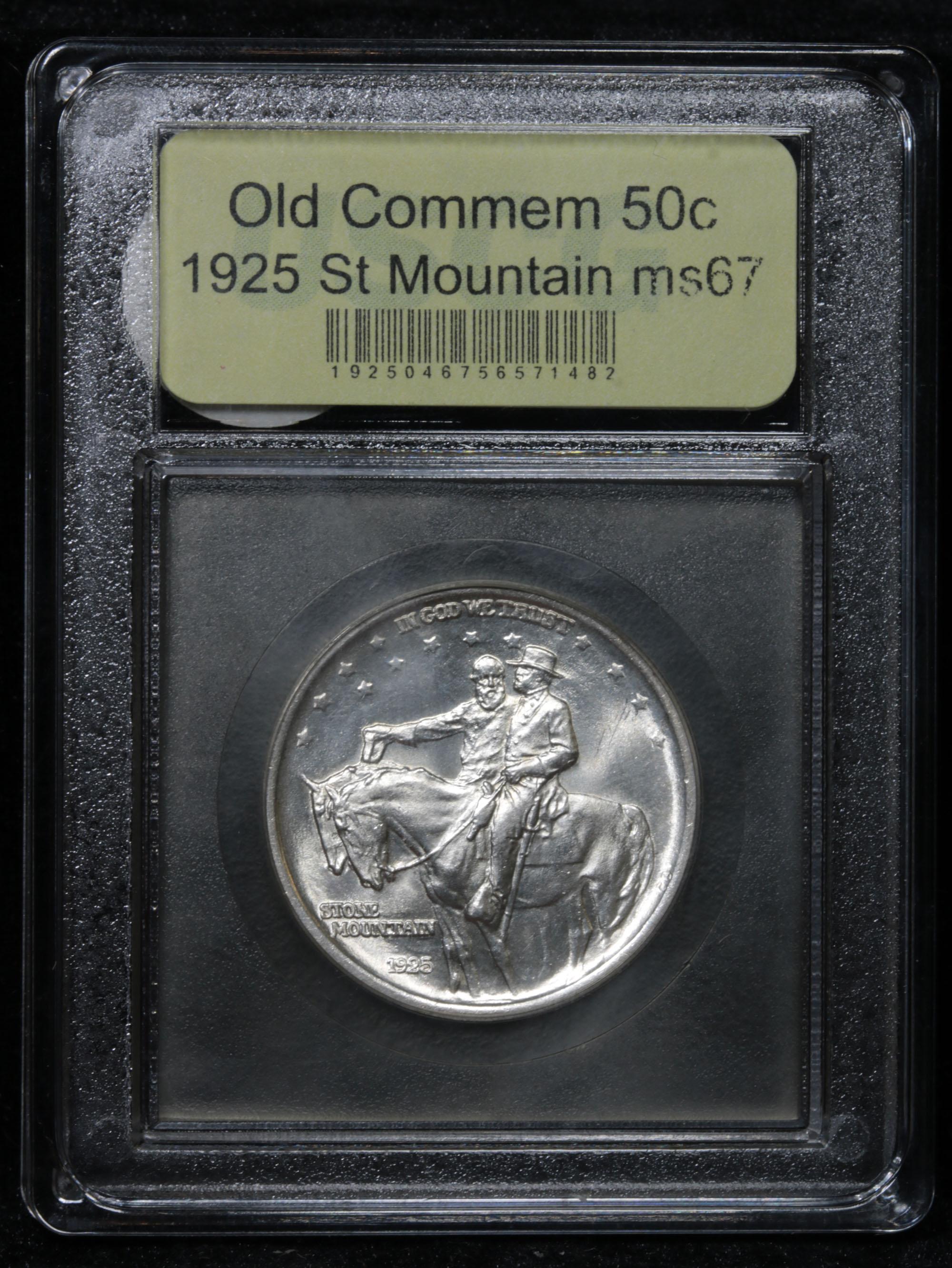 ***Auction Highlight*** 1925 Stone Mountain Old Commem Half Dollar 50c Graded GEM++ Unc By USCG (fc)