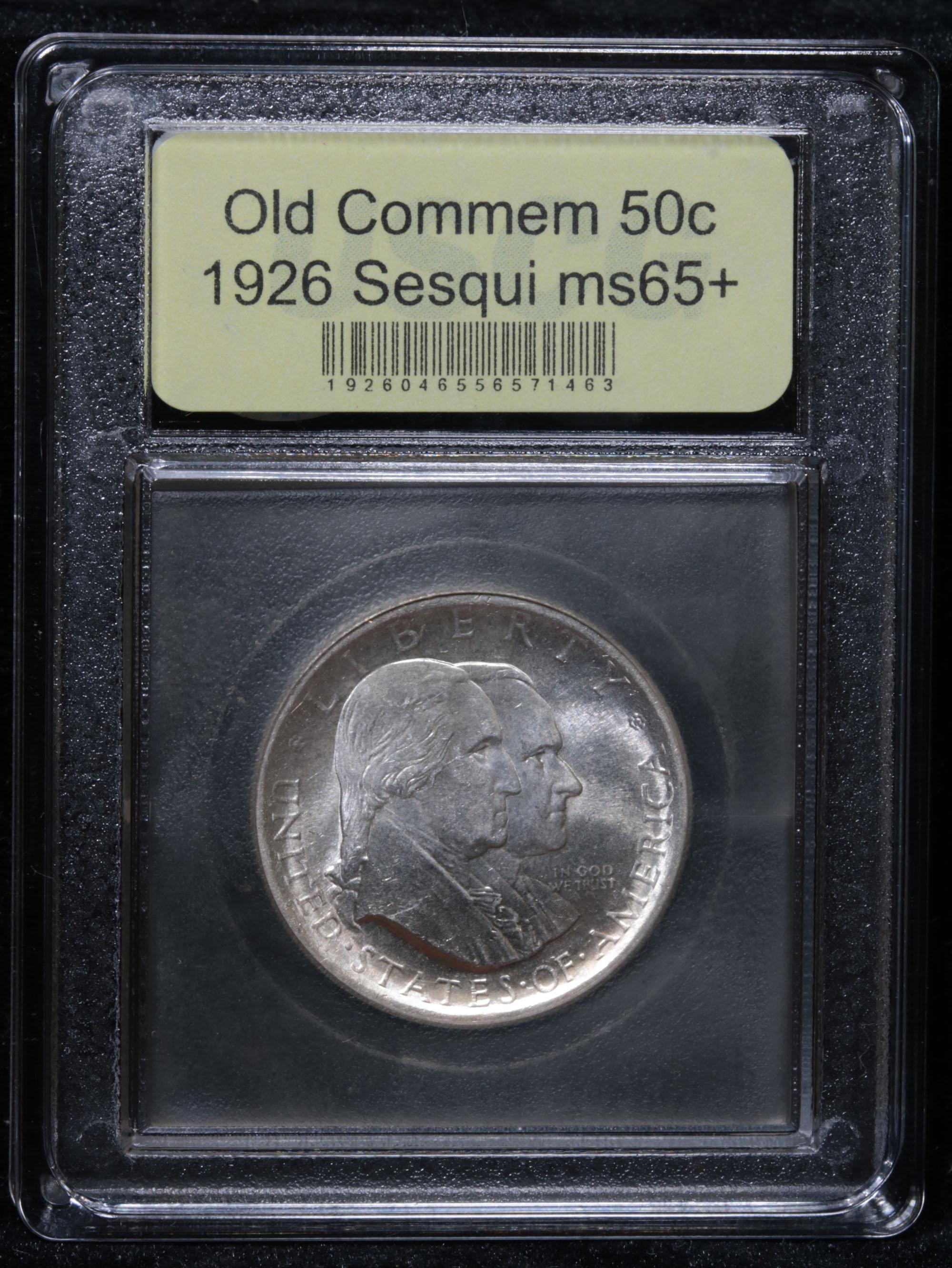 ***Auction Highlight*** 1926 Sesqui Old Commem Half Dollar 50c Graded GEM+ Unc By USCG (fc)