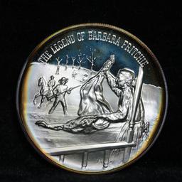 Legend Of Barbara Fritchie .825 oz. Silver Round