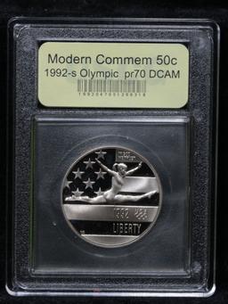 1992-s Olympic Modern Commem Half Dollar 50c Graded GEM++ Proof Deep Cameo By USCG