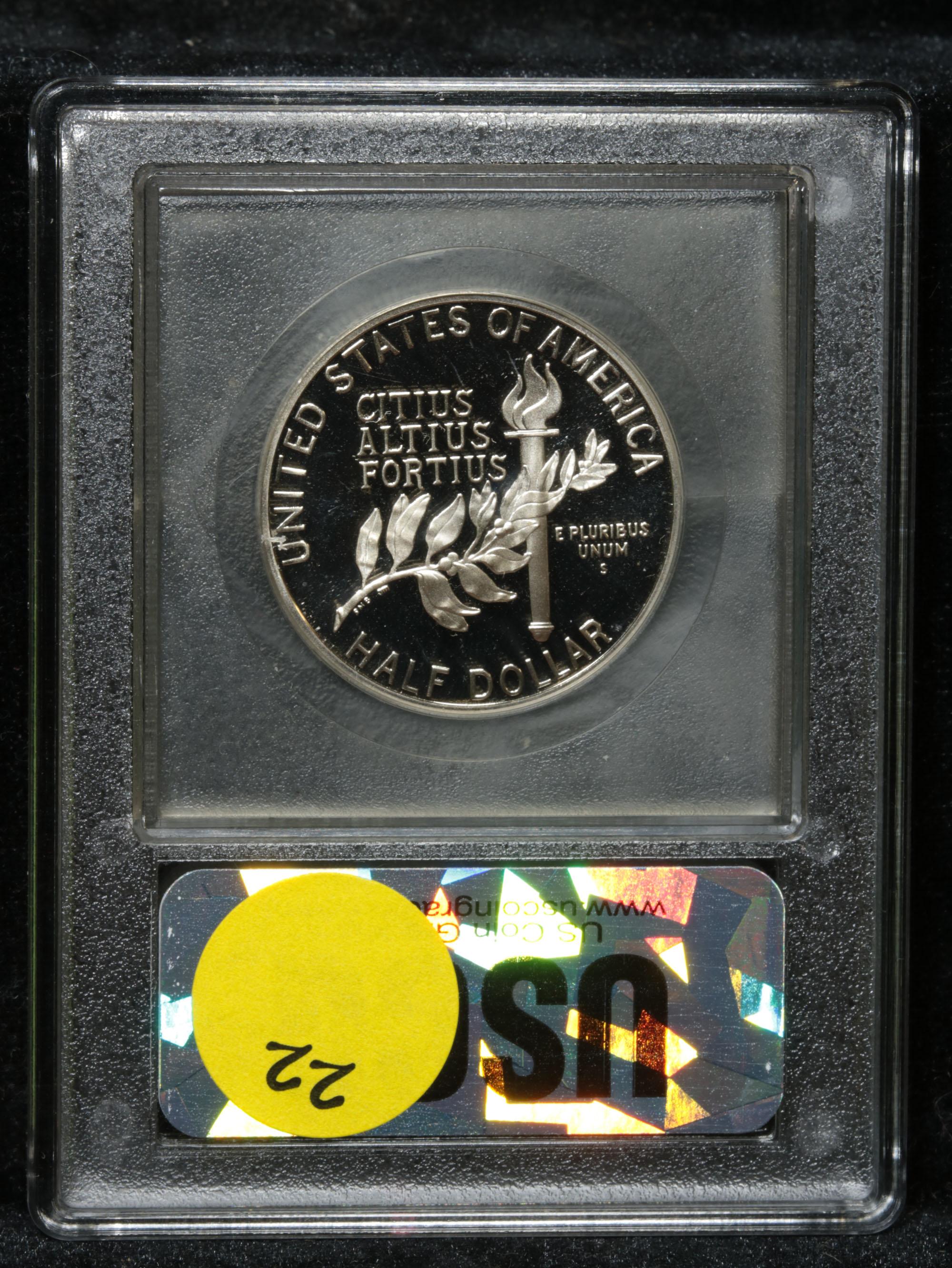 1992-s Olympic Modern Commem Half Dollar 50c Graded GEM++ Proof Deep Cameo By USCG
