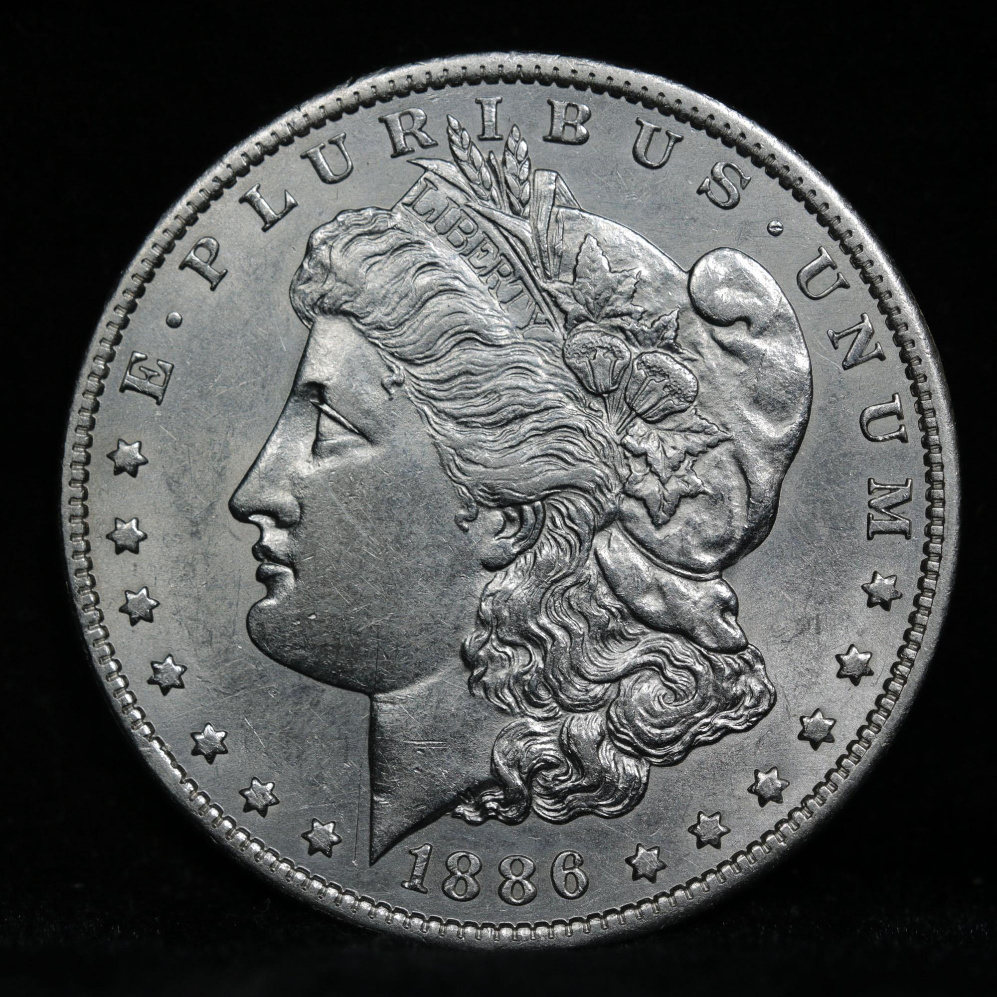 ***Auction Highlight*** 1886-o Morgan Dollar $1 Graded Choice Unc By USCG (fc)