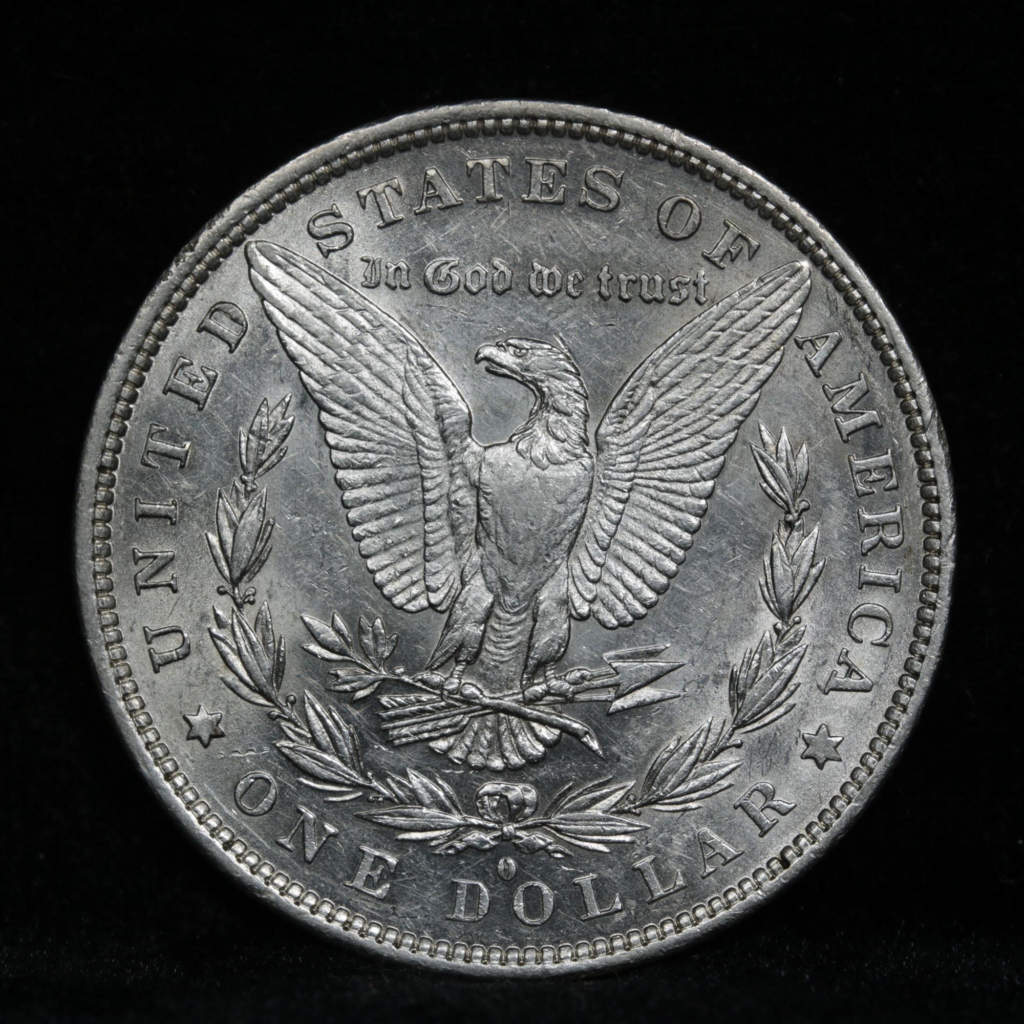 ***Auction Highlight*** 1882-o/s Morgan Dollar $1 Graded Select+ Unc By USCG (fc)