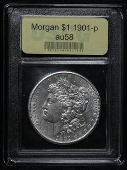 ***Auction Highlight*** 1901-p Morgan Dollar $1 Graded Choice AU/BU Slider By USCG (fc)