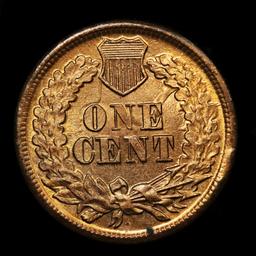 ***Auction Highlight*** 1864 Bronze Indian Cent 1c Graded GEM Unc RD By USCG (fc)