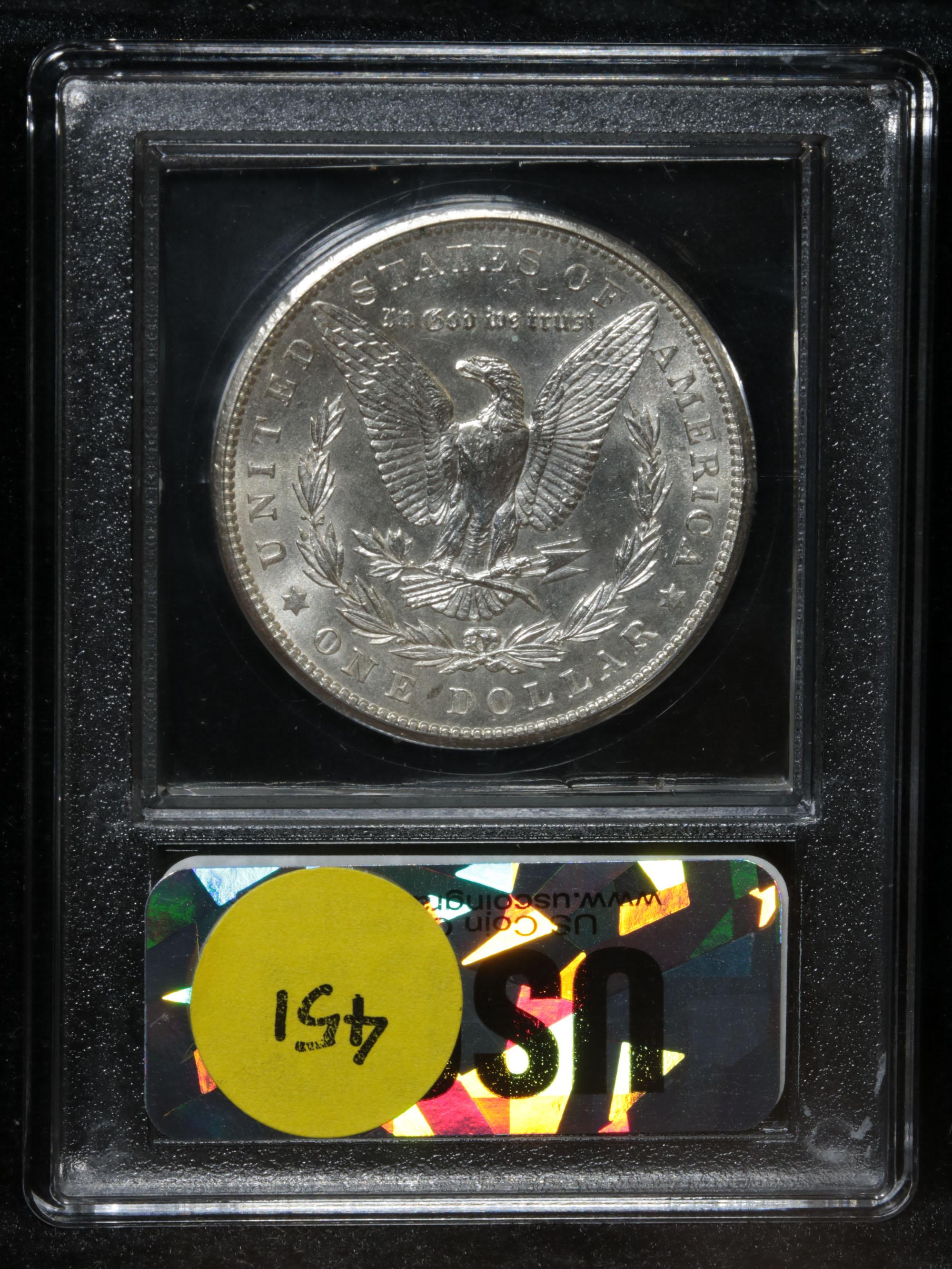 ***Auction Highlight*** 1904-p Morgan Dollar $1 Graded Choice+ Unc By USCG (fc)