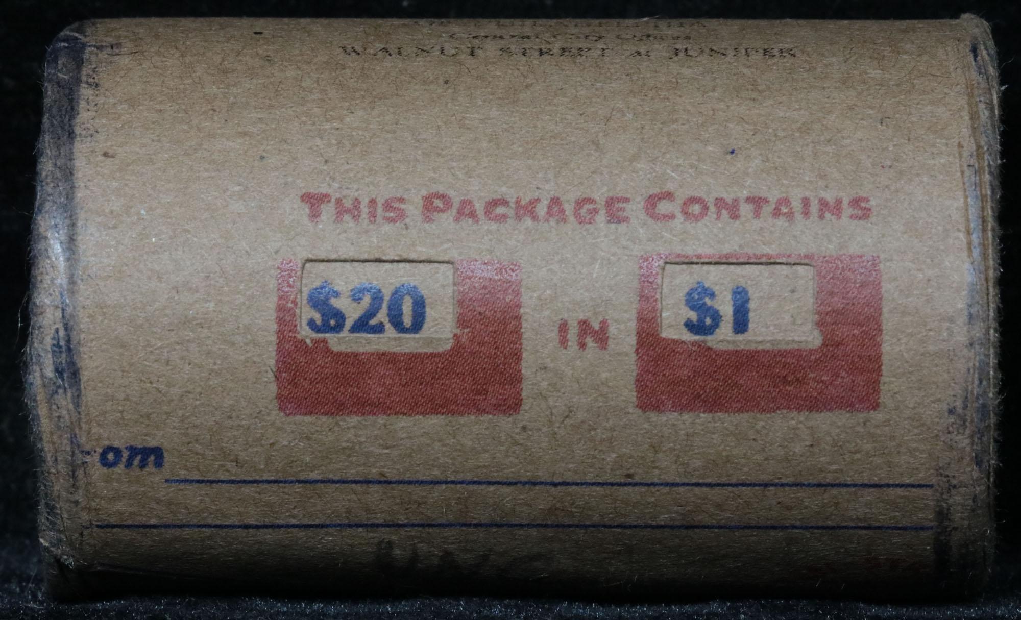 **Auction Highlight** Incredible Find, Uncirculated Morgan $1 Shotgun Roll w/1889 & cc mint ends