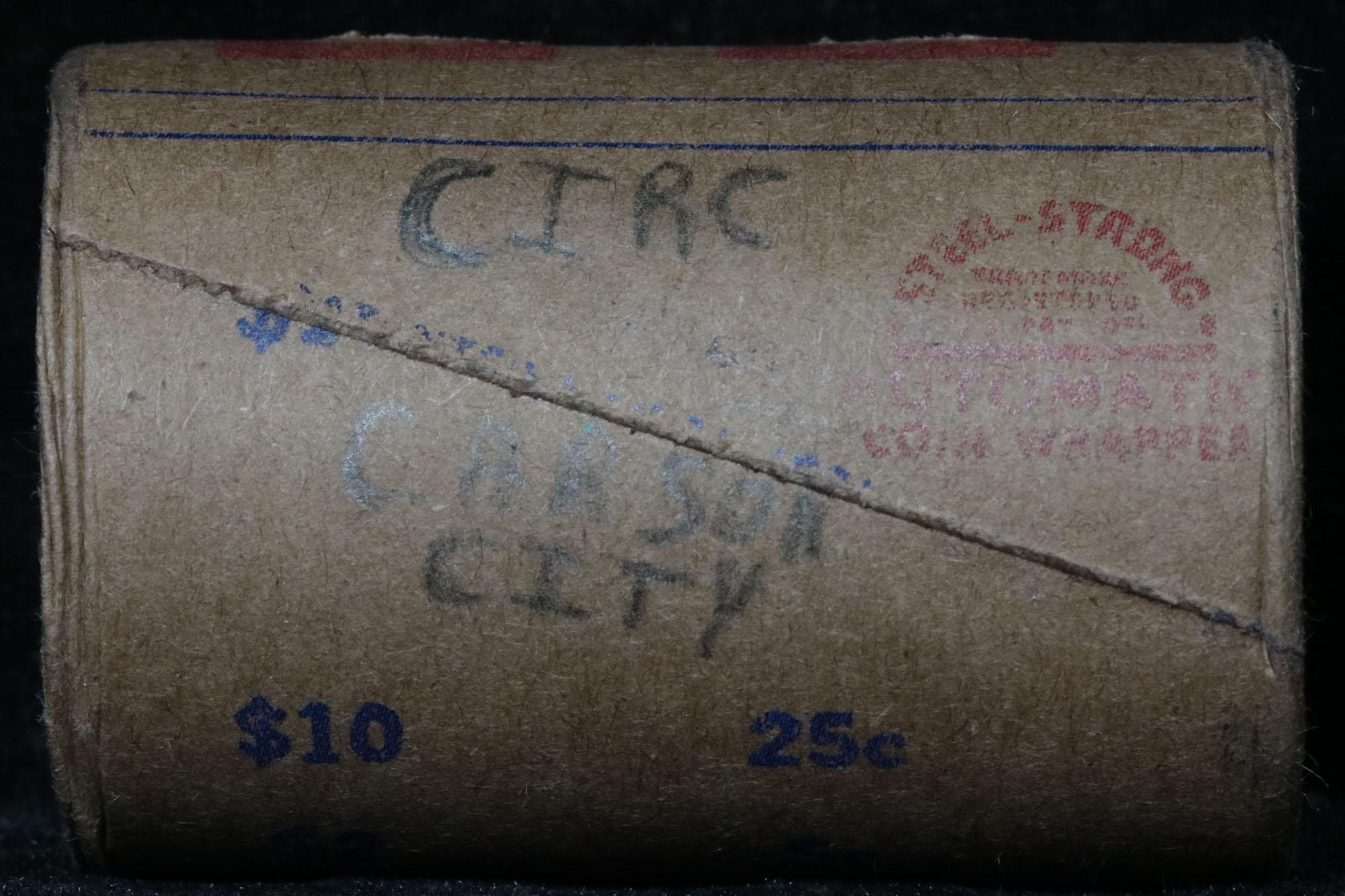 ***Auction Highlight*** All Carson City Morgan dollar roll ends 1893 & 'cc' (fc)