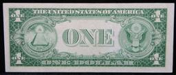 1935F $1 Blue Seal Silver Certificate Grades Choice CU