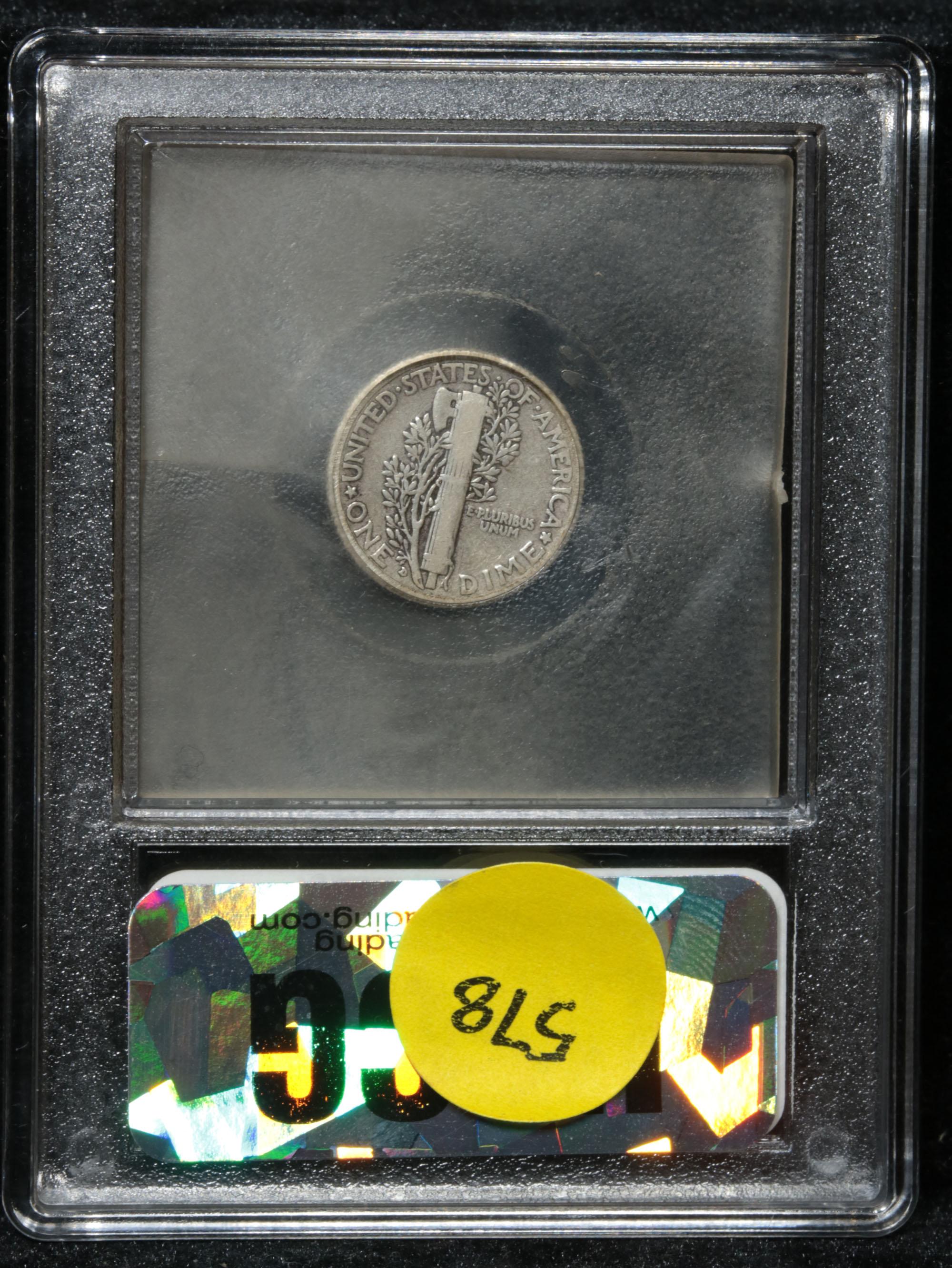 ***Auction Highlight*** 1916-d Mercury Dime 10c Graded f, fine By USCG (fc)