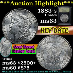 ***Auction Highlight*** 1883-s Morgan Dollar $1 Graded Select Unc By USCG (fc)