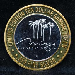 Casino Token with .6 Oz. of Silver in the center The Mirage