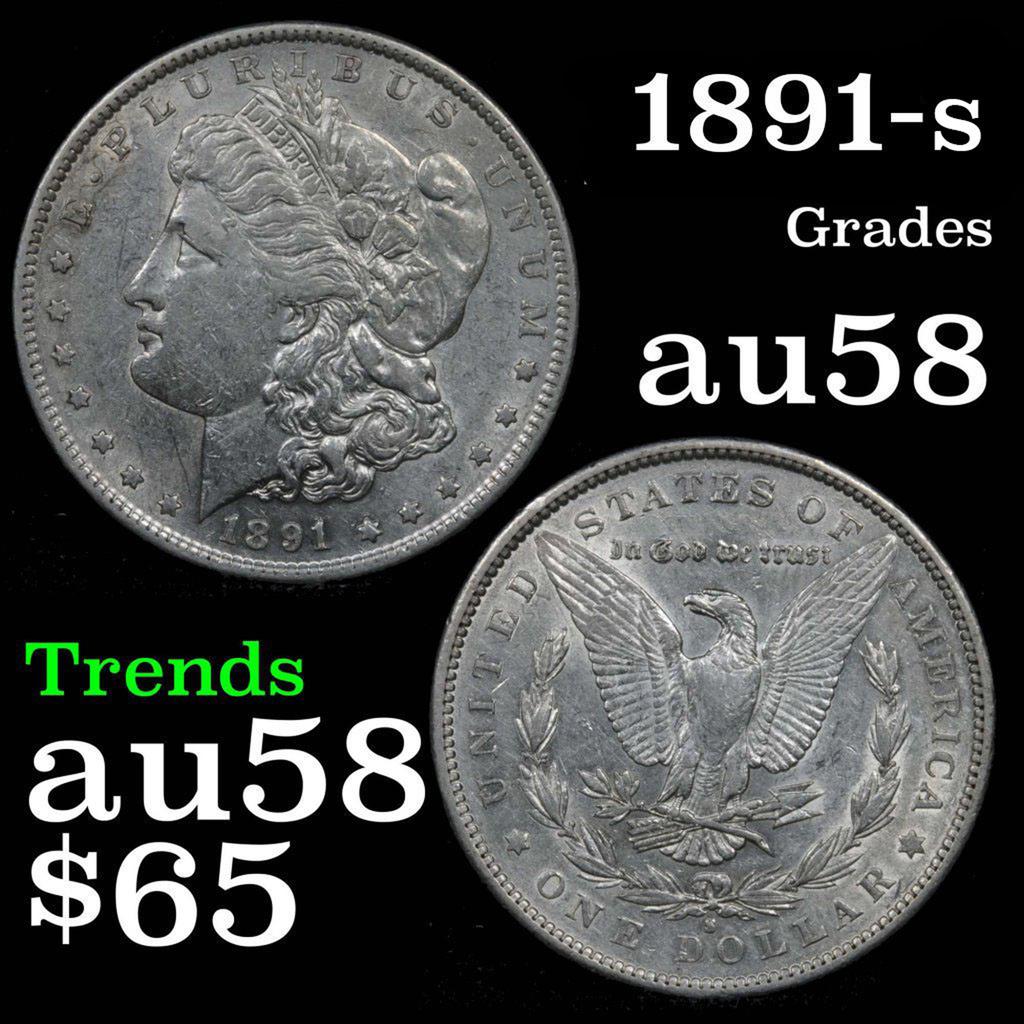 1891-s Morgan Dollar $1 Grades Choice AU/BU Slider