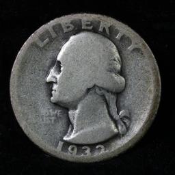 1932-d Washington Quarter 25c Grades g, good