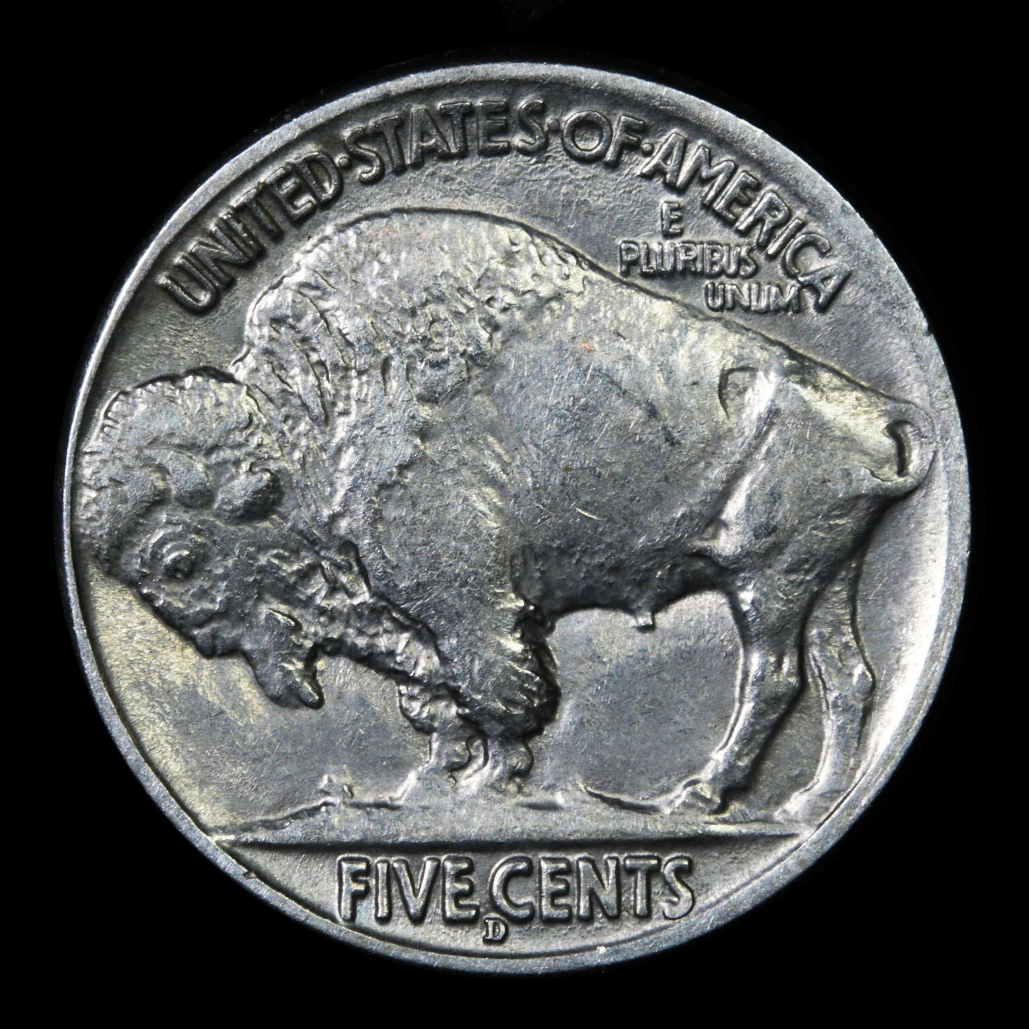 1916-d Buffalo Nickel 5c Grades Choice AU/BU Slider